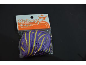 Stripies Violet / Yellow 130cm