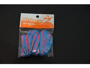 Stripies Mellow Blue / Neon Pink 130cm
